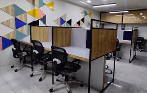 8 Person Coworking Desk