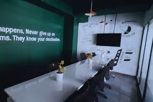 4 Person Coworking Desk