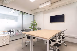 3 Person Coworking Desk