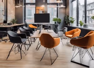 5 Person Coworking Desk