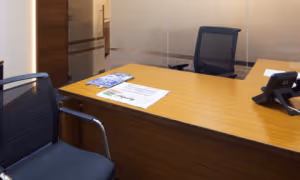 3 Person Coworking Desk