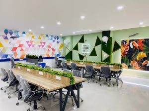 4 Person Coworking Desk