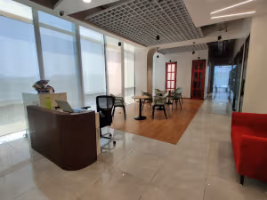 3 Person Coworking Desk