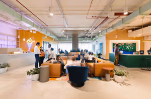 5 Person Coworking Desk