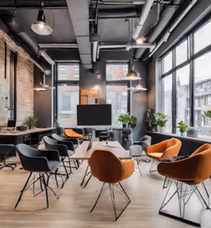 1 Person Coworking Desk