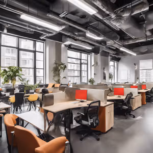 2 Person Coworking Desk