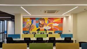 1 Person Coworking Desk