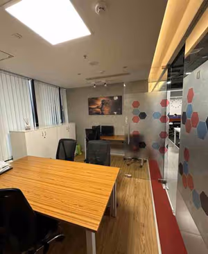 3 Person Coworking Desk