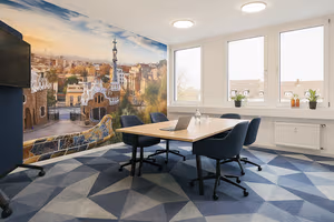 3 Person Coworking Desk