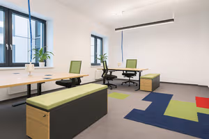 6 Person Coworking Desk