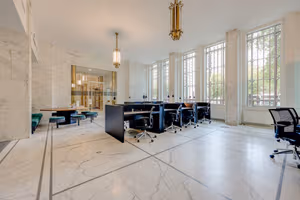3 Person Coworking Desk