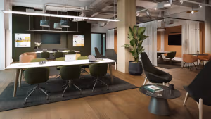 1 Person Coworking Desk