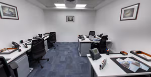 3 Person Coworking Desk