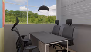 4 Person Coworking Desk