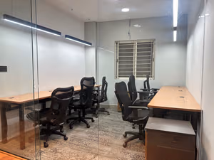 3 Person Coworking Desk
