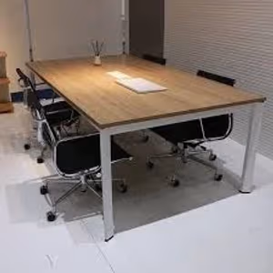 3 Person Coworking Desk