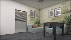 4 Person Coworking Desk