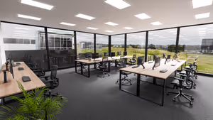1 Person Coworking Desk