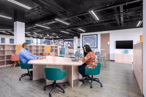 3 Person Coworking Desk