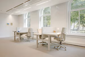3 Person Coworking Desk