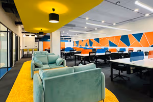 7 Person Coworking Desk