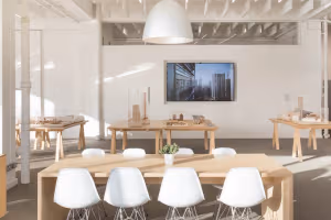 7 Person Coworking Desk