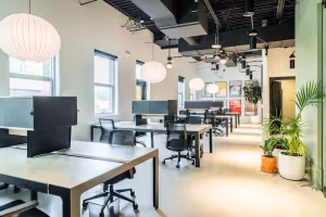 3 Person Coworking Desk