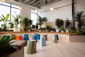3 Person Coworking Desk