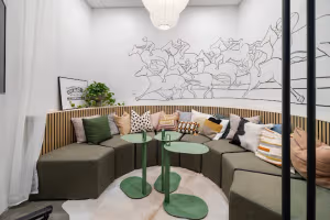 9 Person Coworking Desk