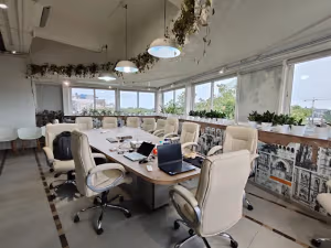 3 Person Coworking Desk