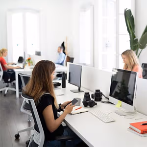 2 Person Coworking Desk