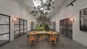 6 Person Coworking Desk