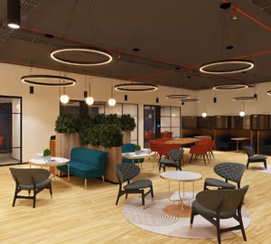 1 Person Coworking Desk