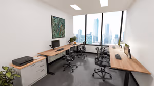 3 Person Private Office