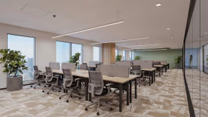 100 Person Private Office