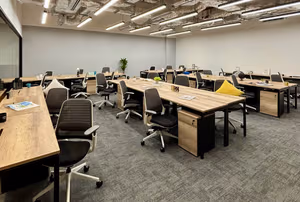 3 Person Coworking Desk