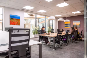 3 Person Coworking Desk
