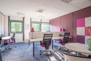 3 Person Coworking Desk