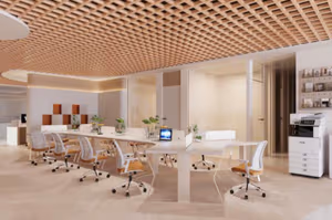 4 Person Coworking Desk