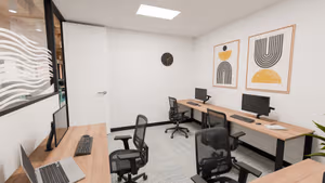 4 Person Private Office