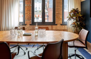 3 Person Coworking Desk