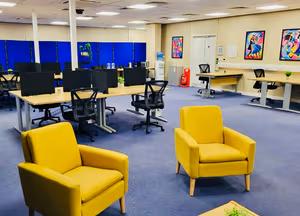 1 Person Coworking Desk