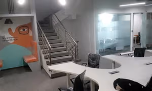 3 Person Coworking Desk