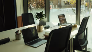 1 Person Coworking Desk