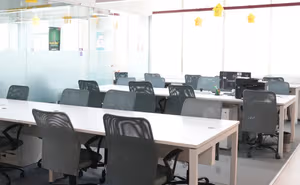 11 Person Coworking Desk