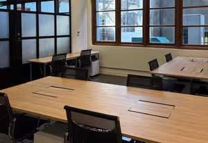 3 Person Coworking Desk