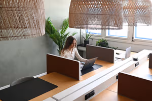 2 Person Coworking Desk