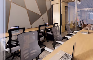 2 Person Coworking Desk