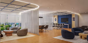 3 Person Private Office