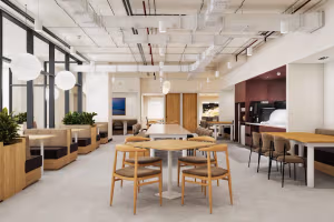 1 Person Coworking Desk